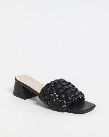 Pauletta Woven Low Heel Sandal - Extra Wide Fit (EEE)