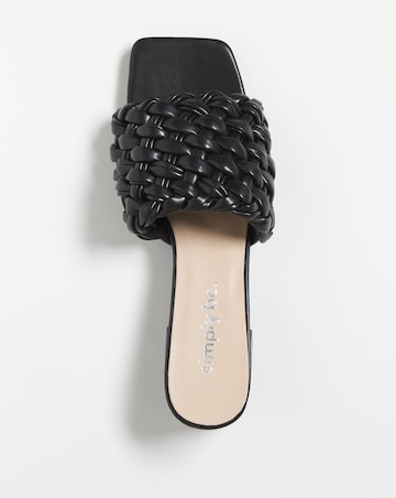 Pauletta Woven Low Heel Sandal - Extra Wide Fit (EEE)