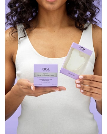 Prai Beauty Ageless Throat & Decolletage Creme 118ml with Gua Sha