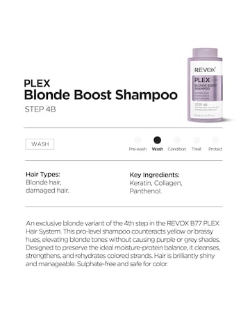 Revox B77 Plex Blonde Boost Shampoo Step 4B 260ml