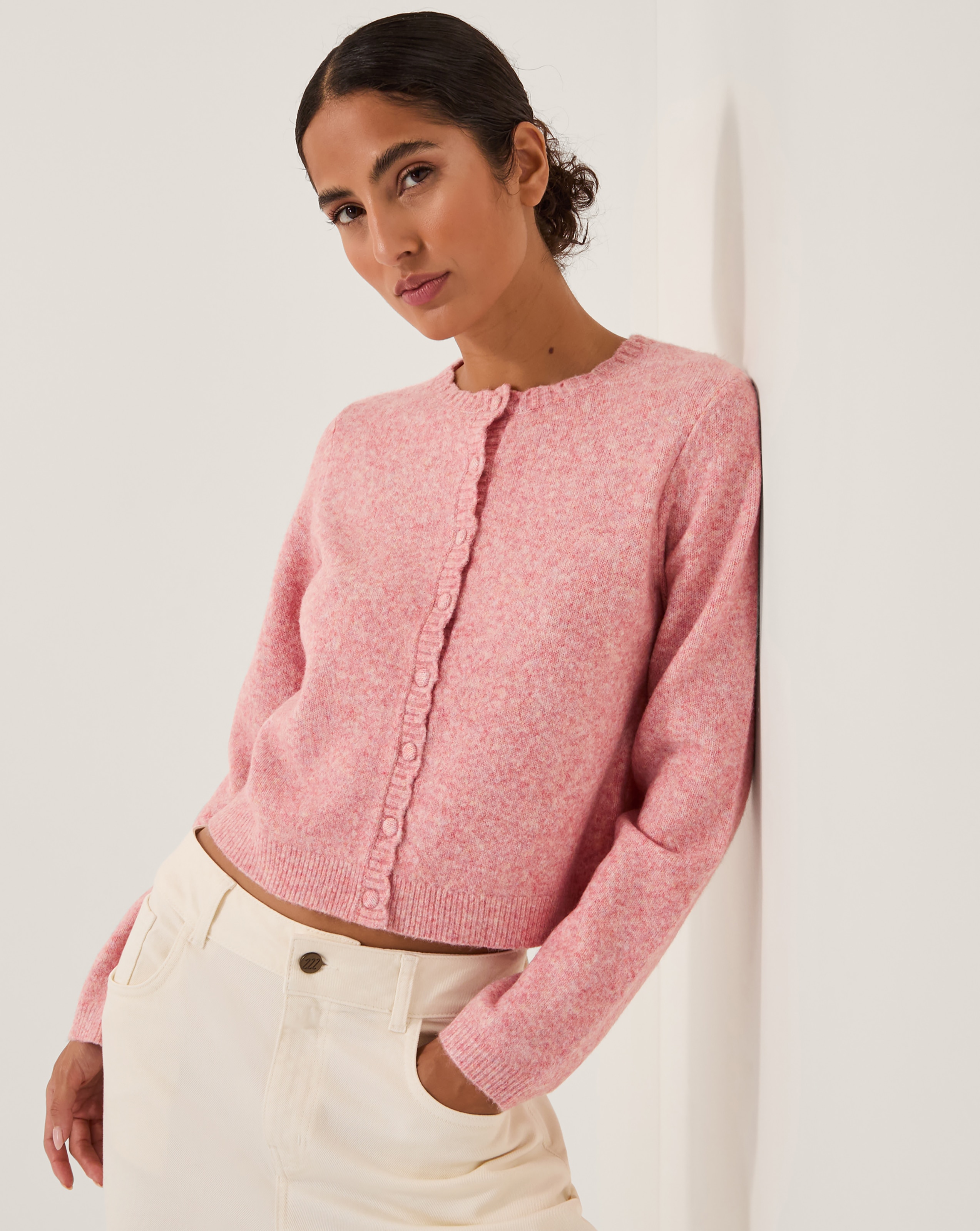 Monsoon Sera Scallop Cardigan