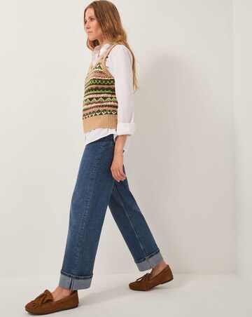 Monsoon Tina Straight Turn Up Jeans