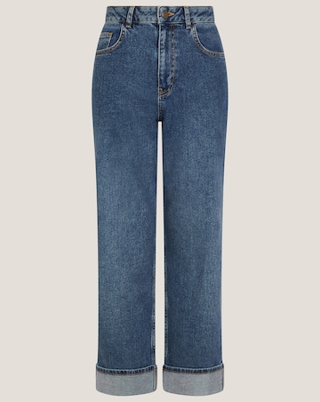 Monsoon Tina Straight Turn Up Jeans