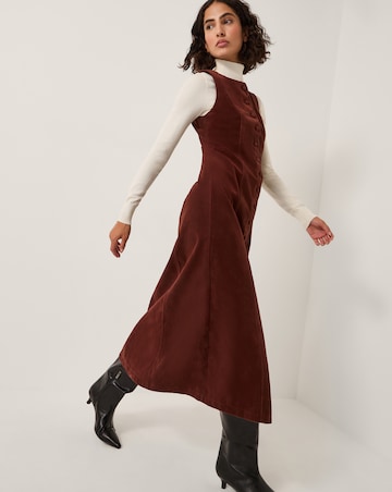 Monsoon Rubi Scallop Midi Dress