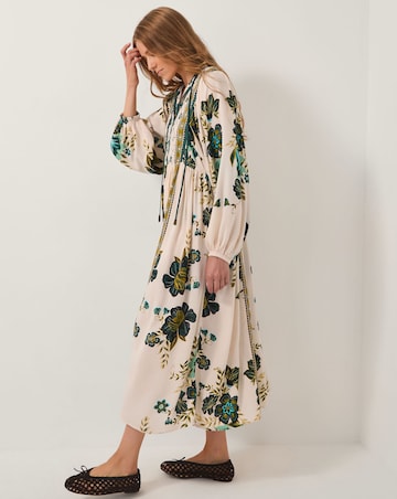 Monsoon Zenya Floral Print Midi Dress
