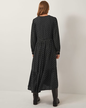 Monsoon Zoie Print Midi Dress