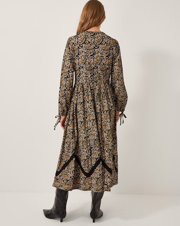 Monsoon Mabel Floral Jersey Midi Dress