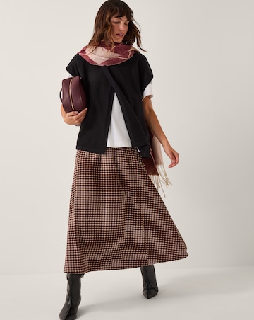 Monsoon Double Breasted Knit Poncho Vest