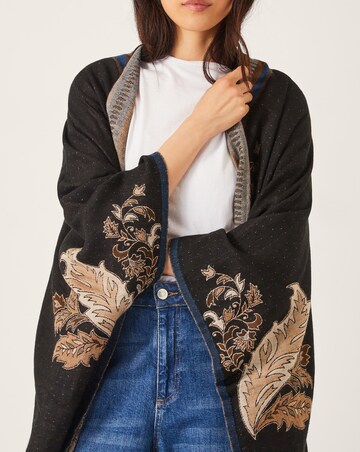 Monsoon Crissy Jacquard Wrap Cardigan