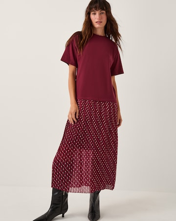 Monsoon Senya Polka Dot Midi Dress