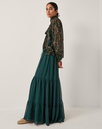 Monsoon Marianna Sheer Pussybow Blouse