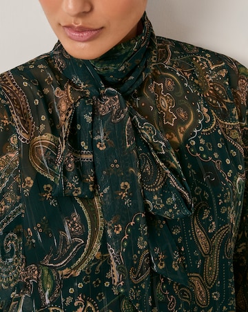 Monsoon Marianna Sheer Pussybow Blouse