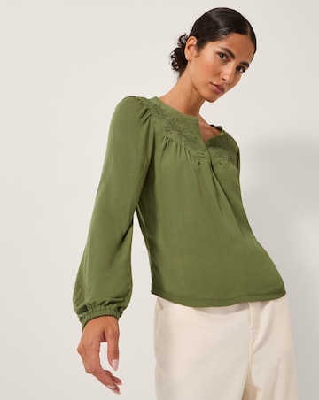 Monsoon Fila Floral Embroidered Blouse