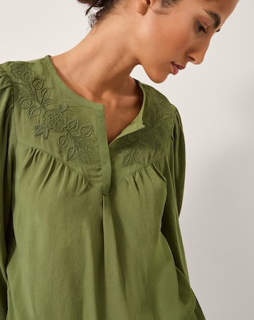 Monsoon Fila Floral Embroidered Blouse