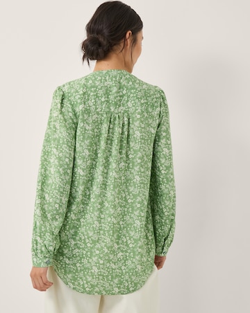 Monsoon Tortie Floral Pintuck Blouse