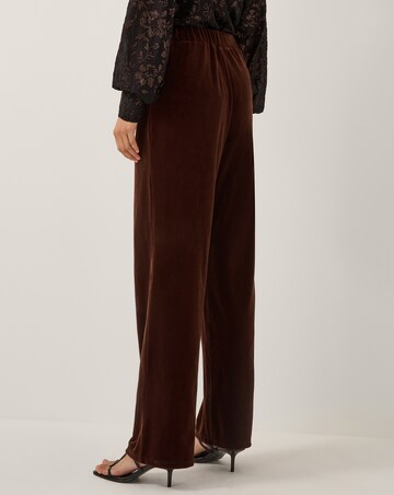Monsoon Mila Straight Velvet Trousers