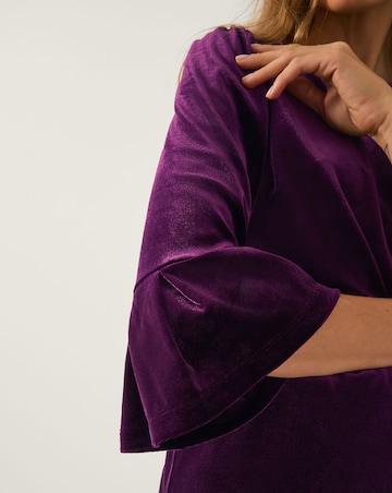 Monsoon Valerie Frill Sleeve Jersey Top