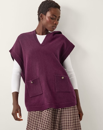 Monsoon Holly Hooded Knitted Vest