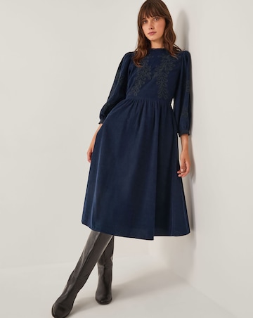 Monsoon Leona Corduroy Midi Dress