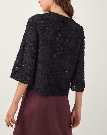 Monsoon Chrissy Sheer Sleeve Top