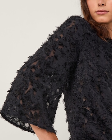 Monsoon Chrissy Sheer Sleeve Top