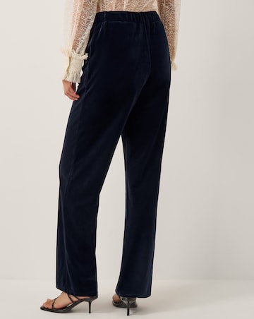 Monsoon Mila Straight Velvet Trousers