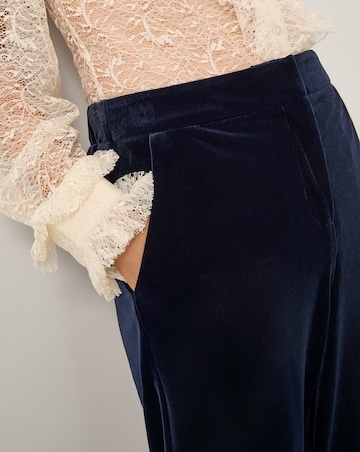 Monsoon Mila Straight Velvet Trousers