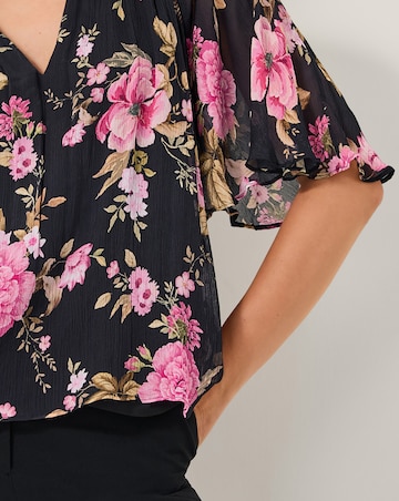 Monsoon Mariel Floral Print Blouse