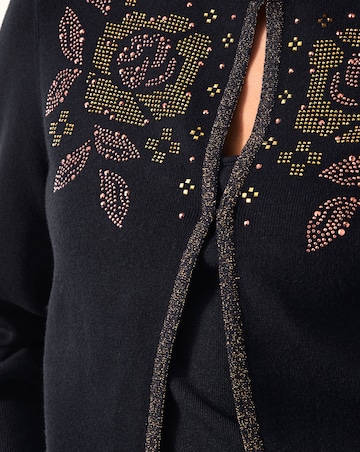 Monsoon Hal Floral Hotfix Cardigan