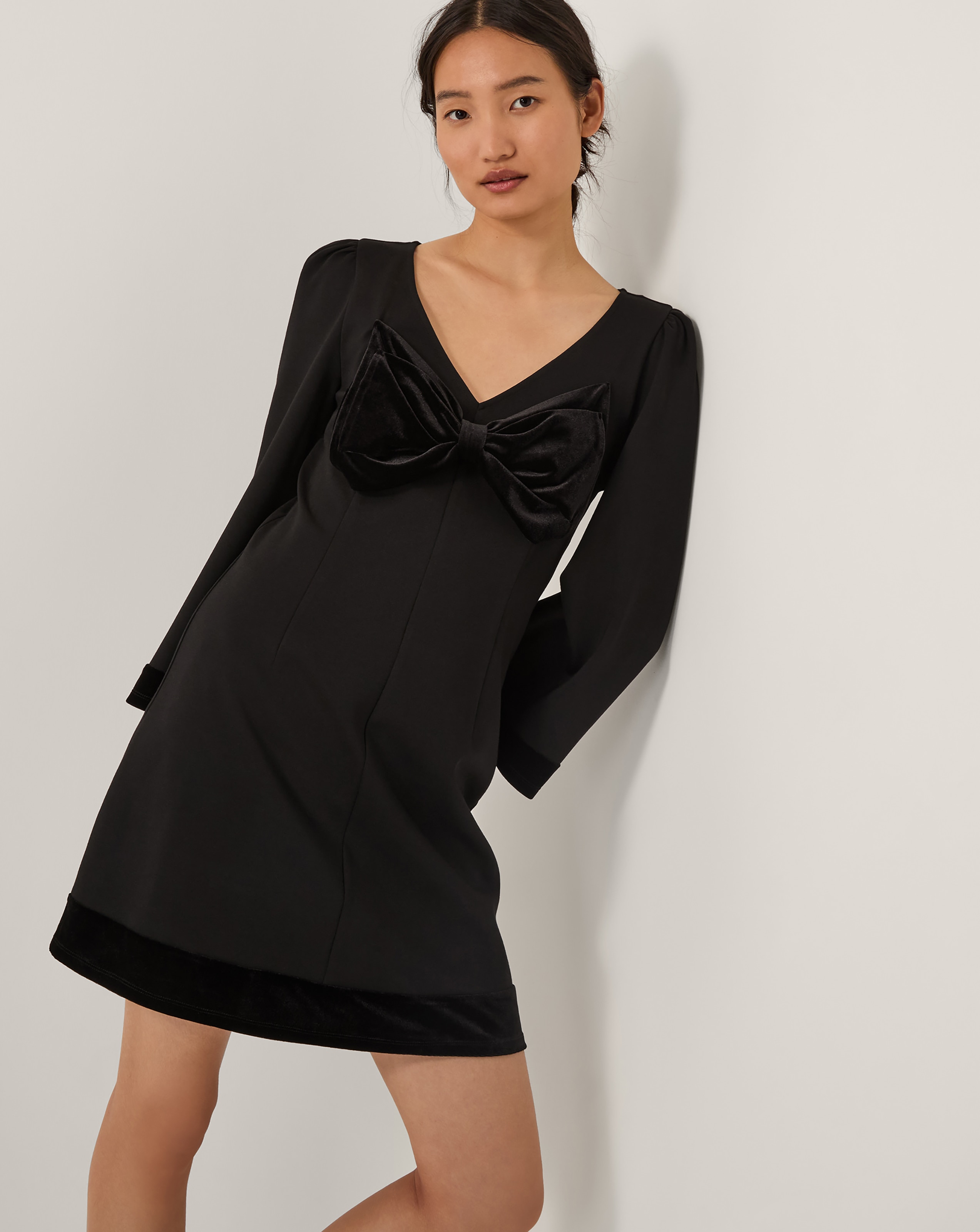Monsoon Blair Bow Mini Dress