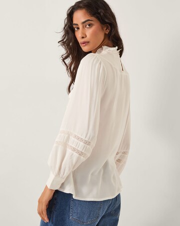 Monsoon Lila Lace Panel Blouse