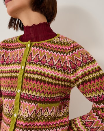 Monsoon Fiona Fair Isle Cardigan