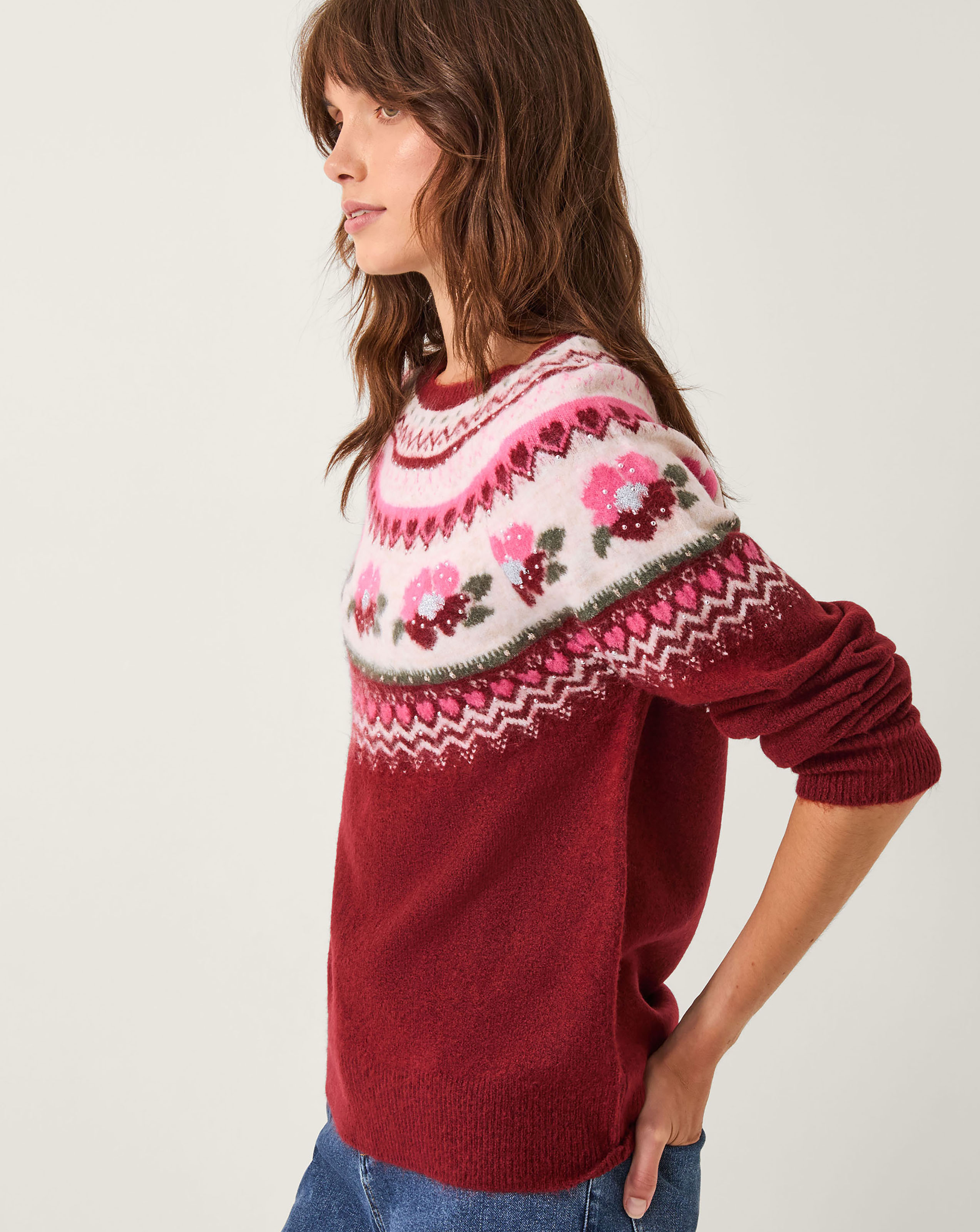 Monsoon Penny Fair Isle Jumper