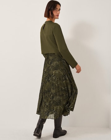 Monsoon Synthia Snakeskin Midi Dress