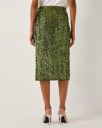 Monsoon Serenity Sequin Midi Skirt