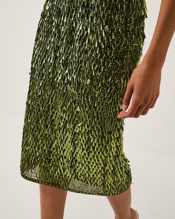 Monsoon Serenity Sequin Midi Skirt