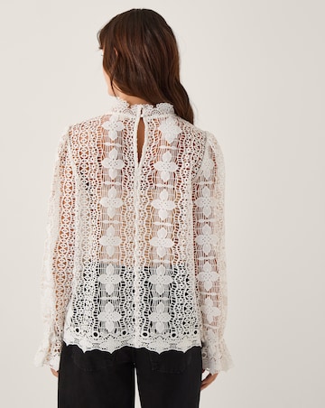 Monsoon Phoebe Sheer Lace Blouse