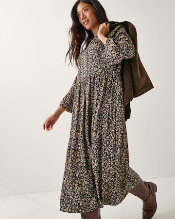 Monsoon Harriet Floral Midi Dress