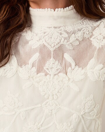 Monsoon Leni High Neck Mesh Blouse