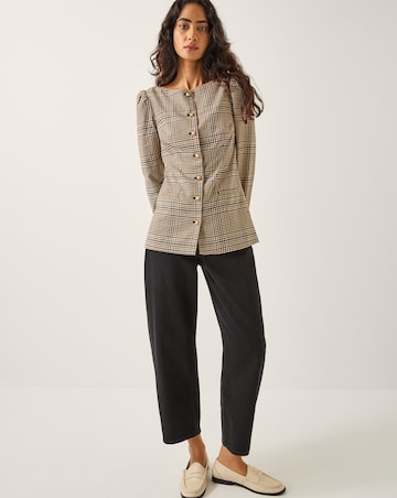 Monsoon Carmen Check Print Jacket