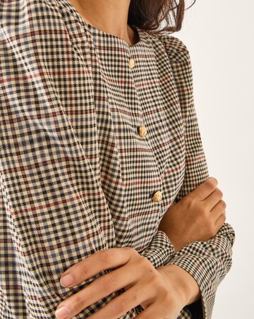 Monsoon Carmen Check Print Jacket