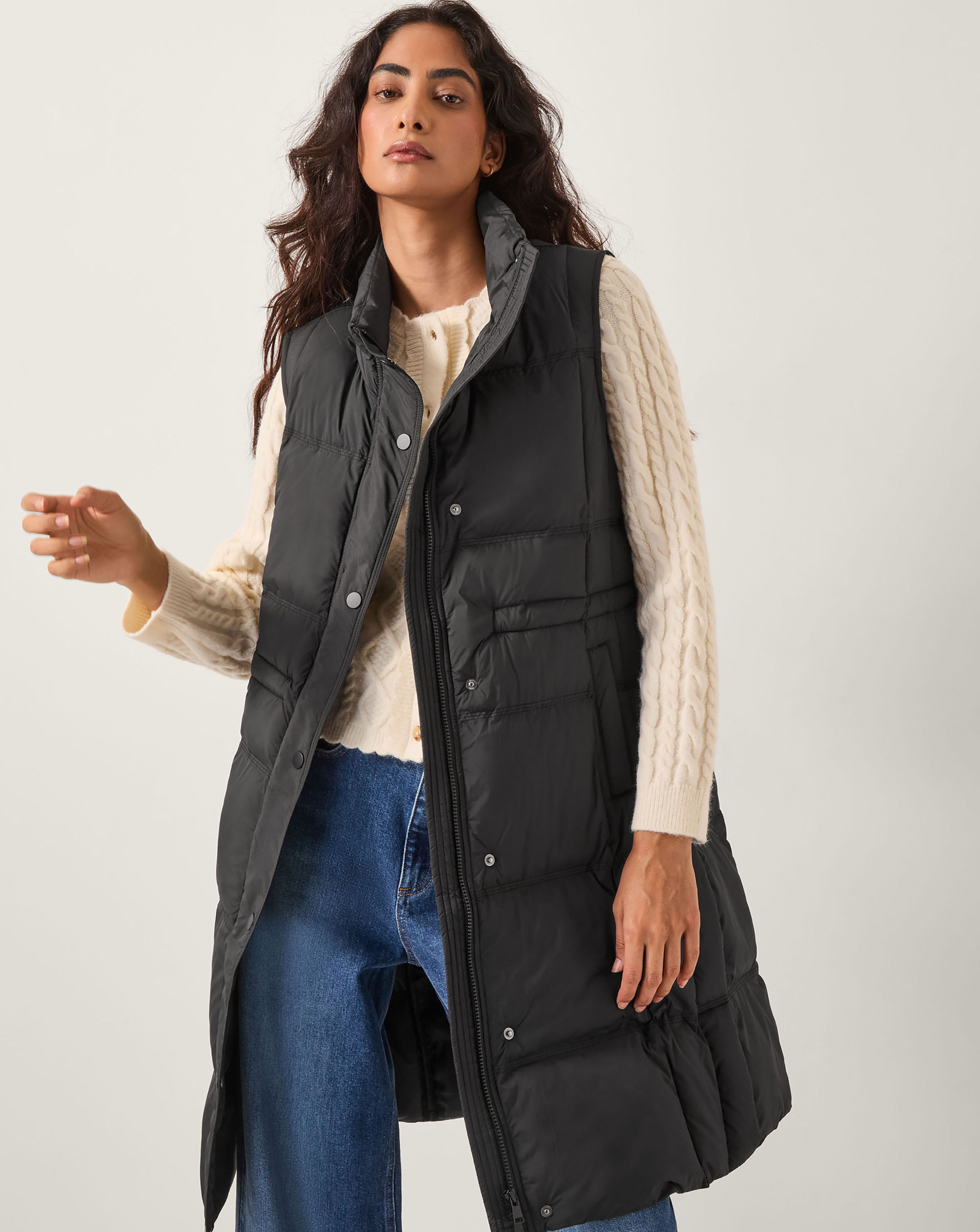 Monsoon Nelly Long Padded Gilet