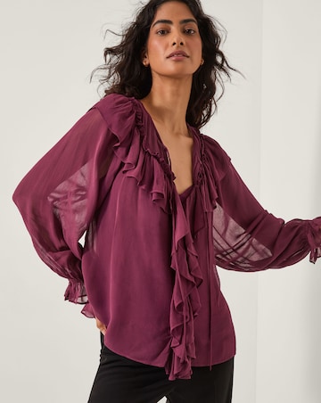Monsoon Suki Ruffle Blouse