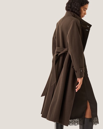 Monsoon Tia Funnel Trench Coat