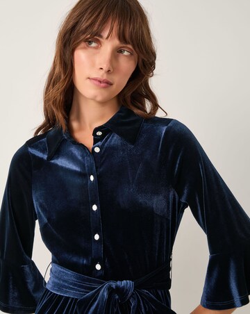 Monsoon Cynthia Velvet Midi Dress