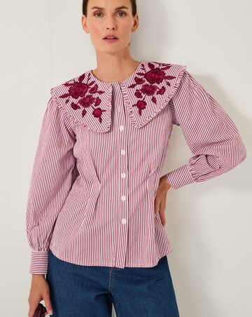 Monsoon Marta Floral Stripe Shirt