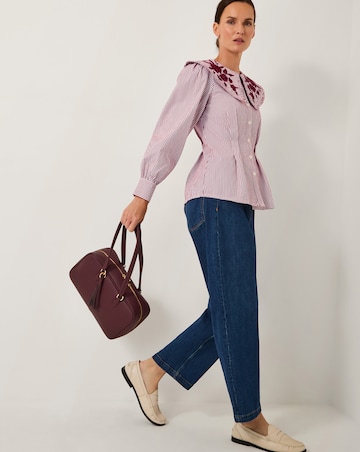 Monsoon Marta Floral Stripe Shirt