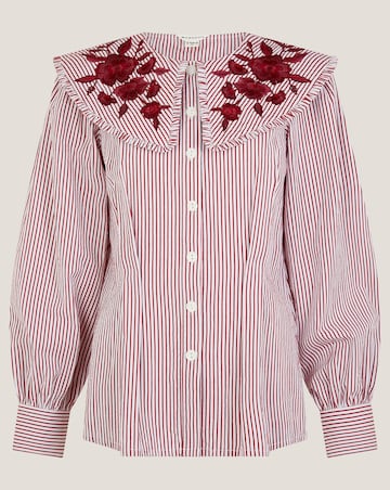 Monsoon Marta Floral Stripe Shirt