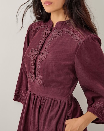 Monsoon Jimena Corduroy Midi Dress