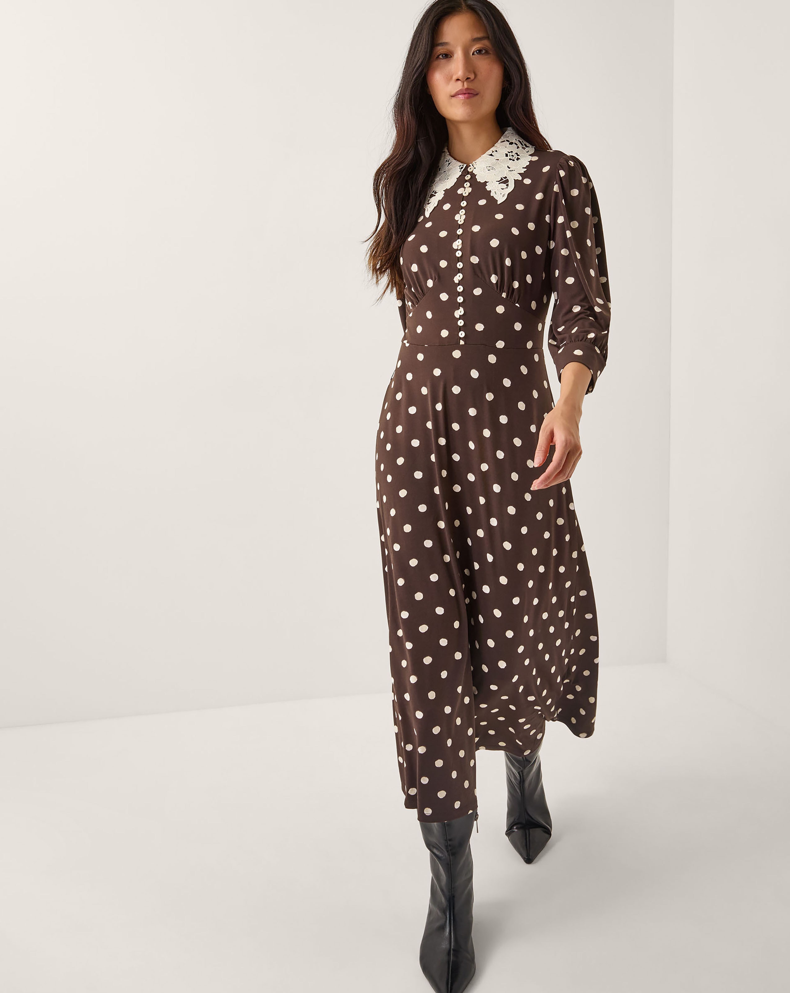 Monsoon Paris Jersey Midi Dress